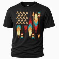 Native American Pride Usa Flag Cooling Performance Crew T-Shirt