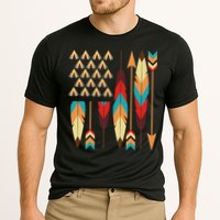 Native American Pride Usa Flag Cooling Performance Crew T-Shirt