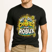 Noob And Professional Gamer Will Do Chores For Robux Cooling Performance Crew T-Shirt