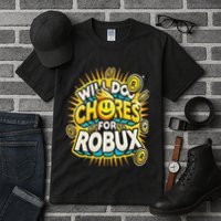 Noob And Professional Gamer Will Do Chores For Robux Tall T-Shirt