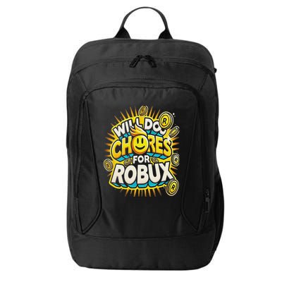 Noob And Professional Gamer Will Do Chores For Robux City Backpack