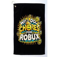 Noob And Professional Gamer Will Do Chores For Robux Golf Towel