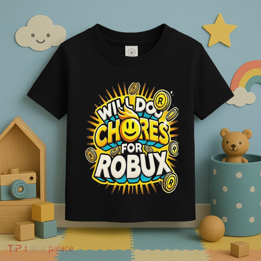 Noob And Professional Gamer Will Do Chores For Robux Toddler T-Shirt