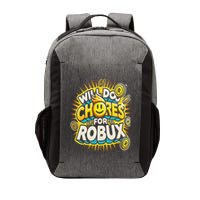 Noob And Professional Gamer Will Do Chores For Robux Vector Backpack