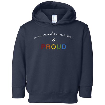 Neurodiverse And Proud Toddler Hoodie