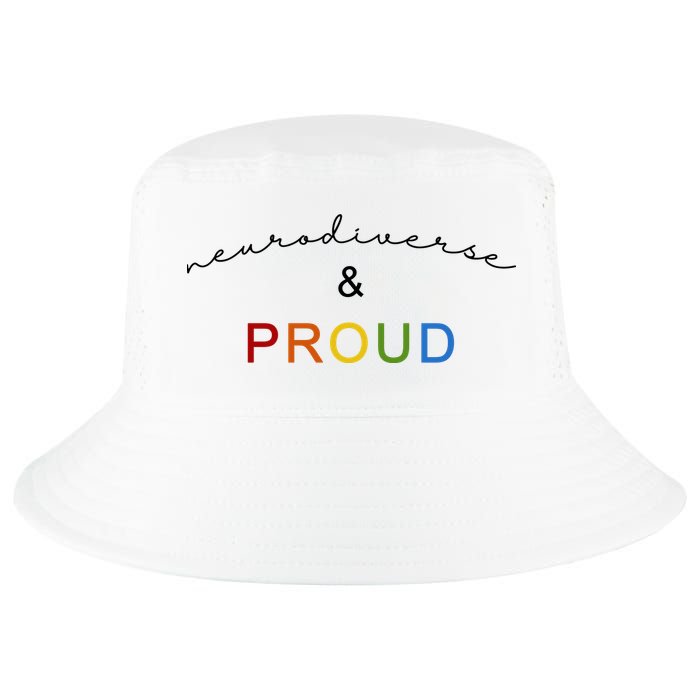 Neurodiverse And Proud Cool Comfort Performance Bucket Hat