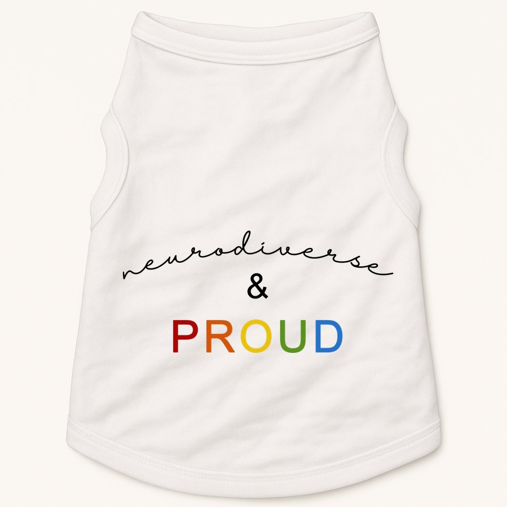 Neurodiverse And Proud Doggie Tank