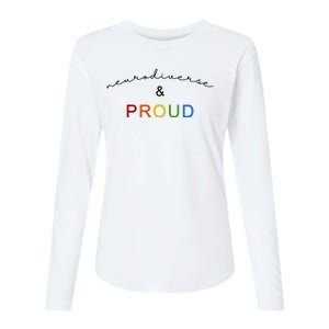 Neurodiverse And Proud Womens Cotton Relaxed Long Sleeve T-Shirt