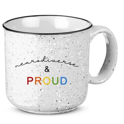 Neurodiverse And Proud 15oz Campfire Ceramic Mug
