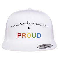 Neurodiverse And Proud Flat Bill Trucker Hat