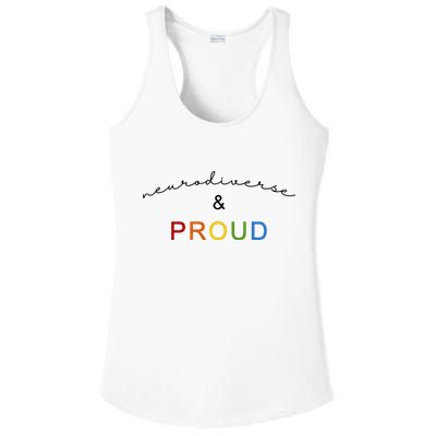 Neurodiverse And Proud Ladies PosiCharge Competitor Racerback Tank