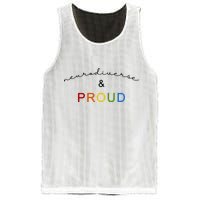 Neurodiverse And Proud Mesh Reversible Basketball Jersey Tank