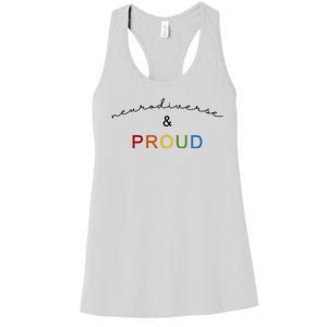 Neurodiverse And Proud Women's Racerback Tank