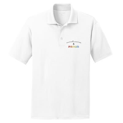 Neurodiverse And Proud PosiCharge RacerMesh Polo