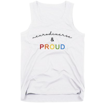 Neurodiverse And Proud Tank Top