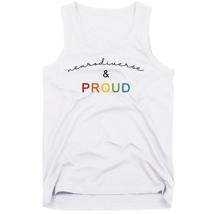 Neurodiverse And Proud Tank Top