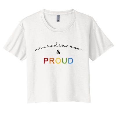 Neurodiverse And Proud Crop Top