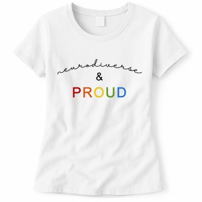 Neurodiverse And Proud Womens T-Shirt