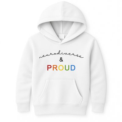 Neurodiverse And Proud Kids Hoodie