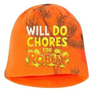 Noob And Professional Gamer Will Do Chores For Robux Kati - Camo Knit Beanie