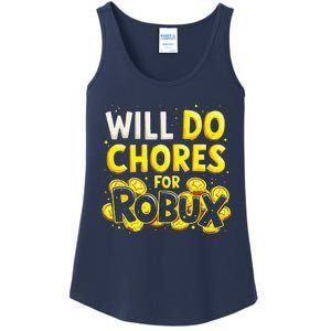 Noob And Professional Gamer Will Do Chores For Robux Ladies Essential Tank