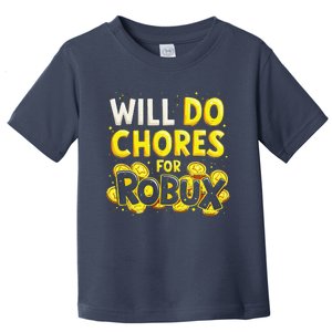 Noob And Professional Gamer Will Do Chores For Robux Toddler T-Shirt