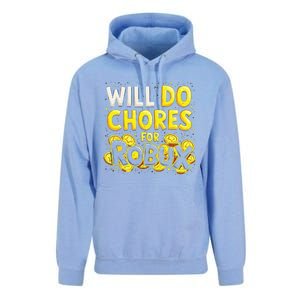 Noob And Professional Gamer Will Do Chores For Robux Unisex Surf Hoodie