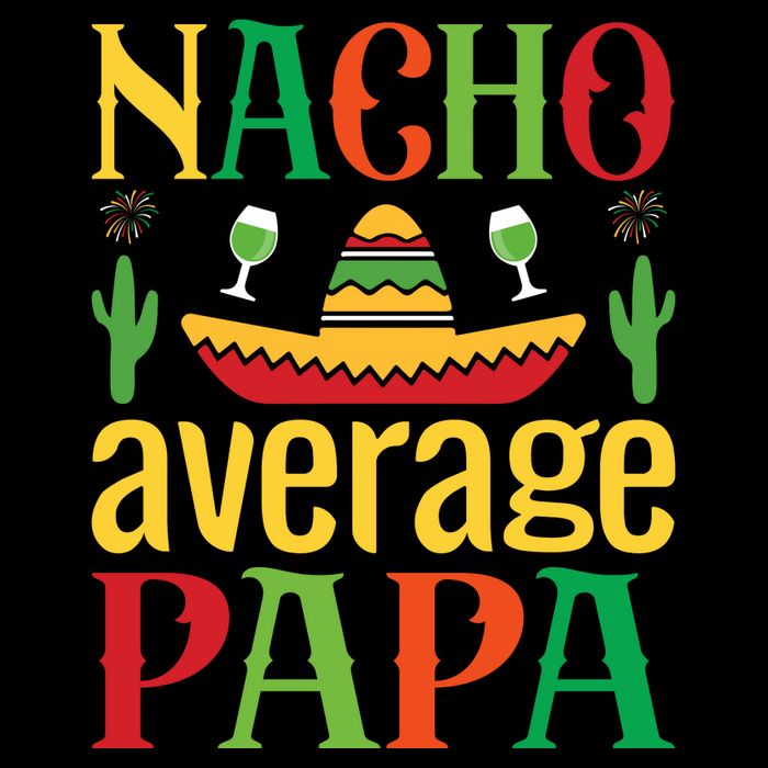 Nacho Average Papa Flexfit Unipanel Trucker Cap