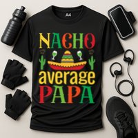 Nacho Average Papa Cooling Performance Crew T-Shirt