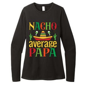 Nacho Average Papa Womens CVC Long Sleeve Shirt