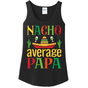 Nacho Average Papa Ladies Essential Tank