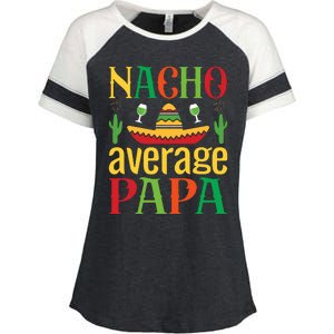 Nacho Average Papa Enza Ladies Jersey Colorblock Tee