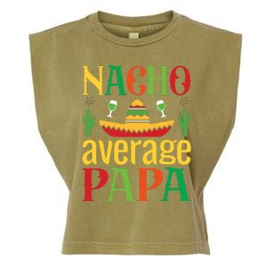 Nacho Average Papa Garment-Dyed Women's Muscle Tee