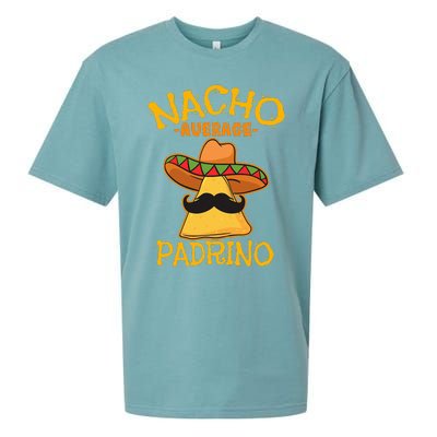 Nacho Average Padrino Godparent Godfather Cinco de Mayo Sueded Cloud Jersey T-Shirt