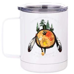 Native American Pride Indigenous Native Drum 12 oz Stainless Steel Tumbler Cup