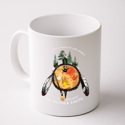 Native American Pride Indigenous Native Drum Coffee Mug