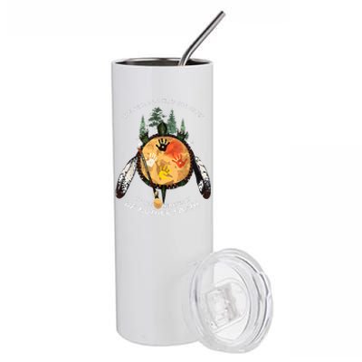 Native American Pride Indigenous Native Drum Stainless Steel Tumbler