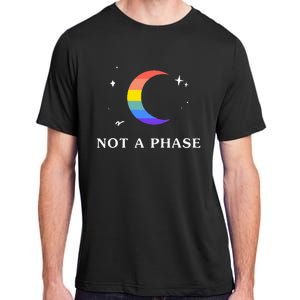 Not A Phase Gay Lesbian Lgbtq Pride Flag Moon Adult ChromaSoft Performance T-Shirt