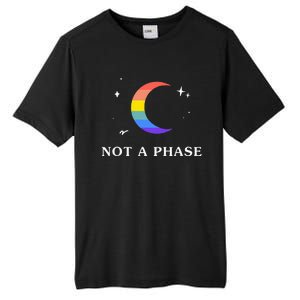 Not A Phase Gay Lesbian Lgbtq Pride Flag Moon Tall Fusion ChromaSoft Performance T-Shirt