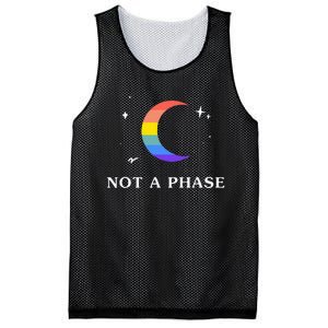 Not A Phase Gay Lesbian Lgbtq Pride Flag Moon Mesh Reversible Basketball Jersey Tank