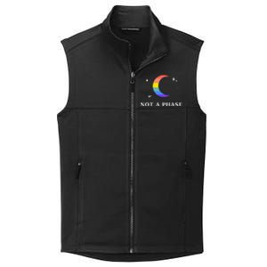 Not A Phase Gay Lesbian Lgbtq Pride Flag Moon Collective Smooth Fleece Vest