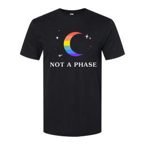 Not A Phase Gay Lesbian Lgbtq Pride Flag Moon Softstyle CVC T-Shirt