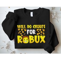 Noob And Professional Gamer Will Do Chores For Robux Sweatshirt