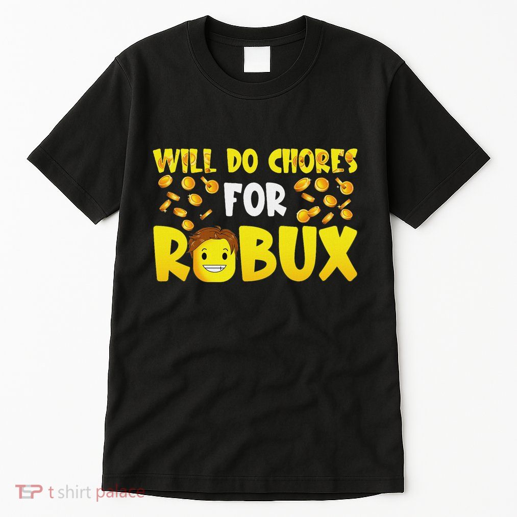 Noob And Professional Gamer Will Do Chores For Robux Tall T-Shirt