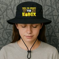 Noob And Professional Gamer Will Do Chores For Robux Bucket Hat
