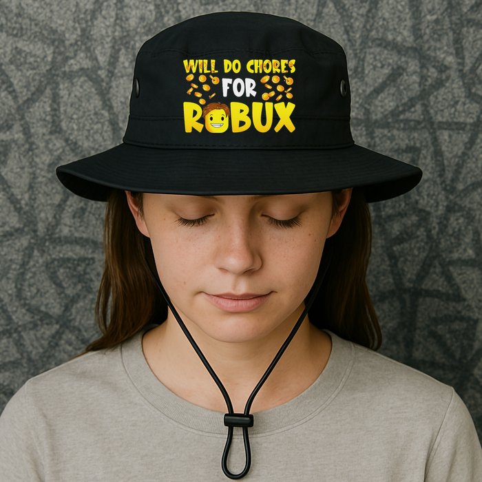 Noob And Professional Gamer Will Do Chores For Robux Bucket Hat