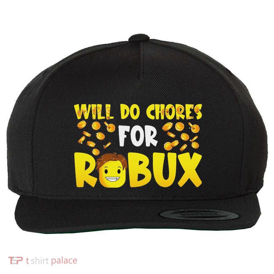 Noob And Professional Gamer Will Do Chores For Robux Wool Snapback Cap