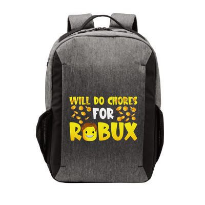 Noob And Professional Gamer Will Do Chores For Robux Vector Backpack