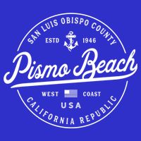Nautical Anchor Pismo Beach California Travel Vacation Gift 16 in Basic Backpack