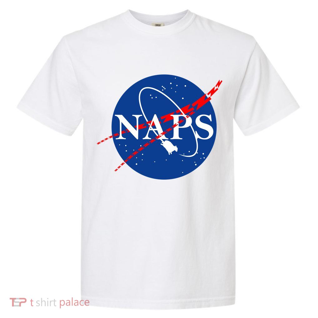 NAPS Space Parody Logo Garment-Dyed Heavyweight T-Shirt